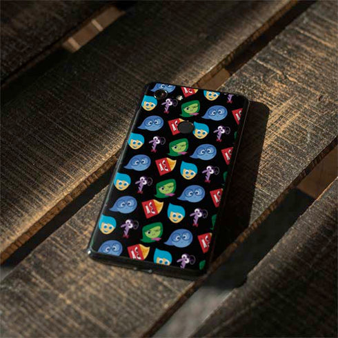 Disney Inside Out Character Pattern Google Pixel 3 Skin